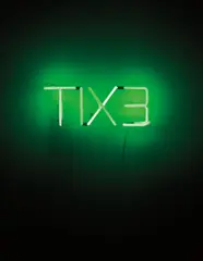 Cerith Wyn Evans, TIX3, 1994, neon