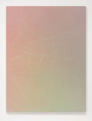 Tauba Auerbach, Untitled (Fold), 2010, acrylic on canvas