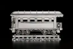 Jeff Koons, Jim Beam - Observation Car, 1986, stainless steel, bourbon
