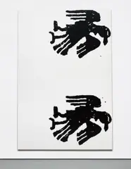 Christopher Wool, Untitled, 1990, alkyd, acrylic on aluminium