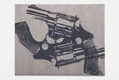 Guns by Andy Warhol, 1981, synthetic polymer, silkscreen ink on canvas, offered Oct 2014