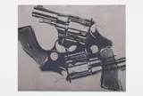 Guns by Andy Warhol, 1981, synthetic polymer, silkscreen ink on canvas, offered Oct 2014