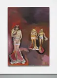 Untitled (de Kooning) by Richard Prince, 2007, inkjet, oil crayon, acrylic on canvas, sold Oct 2014