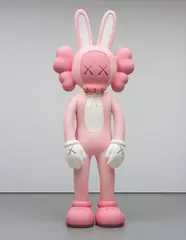 Accomplice by Kaws, 2010, fibreglass resin, rubberised paint, sold Oct 2014