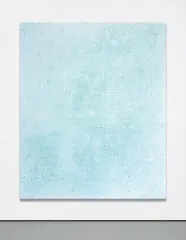 Nick Darmstaedter, The Grid Contains the Liquid, 2011, oxidized copper on canvas