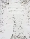 Analia Saban, Erosion (Kitchen), 2012, laser-sculpted acrylic on canvas