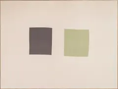 Untitled by Ethan Cook, 2013, hand woven cotton canvas collage, in artist’s frame, offered Oct 2014