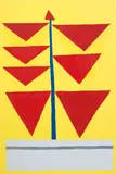 Jonas Wood, Untitled (Ultimate Warrior)