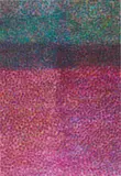 Parker Ito, Inkjet Painting #32 (8 color ink), 2013, inkjet on silk