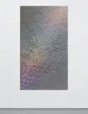 Oliver Laric, Schengen Visa Hologram, 2012, tamper evident security hologram stickers on PET sheet, airbrushed clear coating