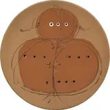 Lucio Fontana, Concetto Spaziale, 1957, painted terracotta