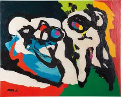 Untitled by Karel Appel, circa 1970, oil on canvas, offered Oct 2014