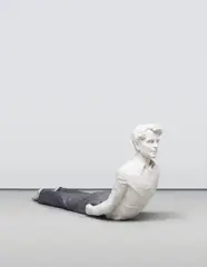 Wittgenstein's Space Warp by Erwin Wurm, 2005, resin, fabric, offered Oct 2014