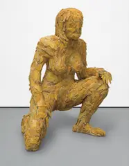 Ryan Trecartin, Mango Lady, 2006, dried fruit, adhesive, mixed media