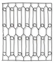 Valentin Carron, Piston, 2009, iron, patina-effect varnish, gold-plated iron spacer