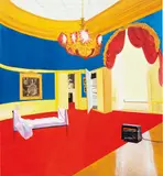 Dexter Dalwood, The Queen's Bedroom, 1998, oil on canvas