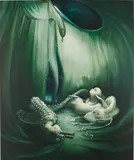 Inka Essenhigh, Pup Tent, 2004, oil on linen