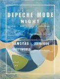 Lucy McKenzie, Depeche Mode Night, 1999, acrylic, oil on found canvas
