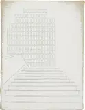 Sunday, July 30 by Ugo Rondinone, 2006, gesso, collage and graphite on linen, sold Oct 2014