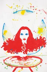 Sunspots by Marc Quinn, 1988, watercolour, gouache, pencil on paper, sold Oct 2014