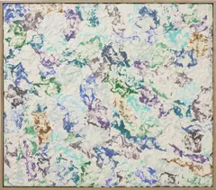 Dan Rees, Untitled, 2011, plasticine on panel, in artist's frame