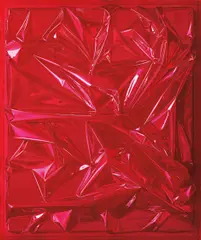 Untitled by Anselm Reyle, 2007, mixed media on canvas, acrylic glass, sold Dec 2014
