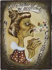Untitled by Dr Lakra, 1998, watercolour, gouache on paper, offered Dec 2014