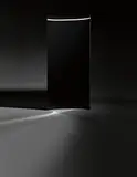 Davis Rhodes, Untitled (Black), 2007, spray paint on foamcore
