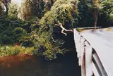 Ryan McGinley, Raina (Falling, Bridge), 2005, chromogenic print