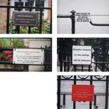 Jeremy Deller, War on Terror (Cycles chained, noir et blanc), 2008, five chromogenic prints
