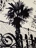 Oleg Tistol, Gurzuf, 2007, acrylic, marker, lacquer on canvas