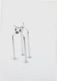 Bambi by Yoshitomo Nara, 1995, pencil, coloured pencil on paper, sold Dec 2014