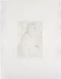 Andro Wekua, Zungenkuss, 2004, monotype on paper