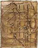 Rashid Johnson, I Love Music, 2012, bronze