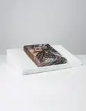 Ai Wei Wei, Art Edition by Ai Weiwei, 2014, marble book stand: Chinese marble from the Fangshan District book: hardcover volume wrapped in a Habotai silk scarf with, sold Dec 2014