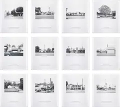 Joachim Koester, Occupied Plots, Abandoned Futures - Twelve (Former) Real Estate Opportunities, 2007, twelve gelatin silver prints