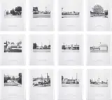 Joachim Koester, Occupied Plots, Abandoned Futures - Twelve (Former) Real Estate Opportunities, 2007, twelve gelatin silver prints