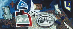 Speedy Graphito, Kibour, 1986, acrylic on canvas