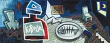 Speedy Graphito, Kibour, 1986, acrylic on canvas