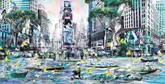 Joseph Klibansky, New Fusion, 2011, photograph, archival cotton paper, acrylic paint and resin, mounted on dibond