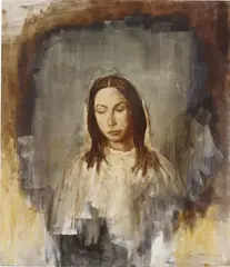 Axel Geis, Mädchen, 2008, oil on linen