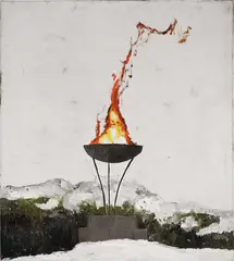 Thomas Zipp, Greno17ble, 1997, oil on canvas