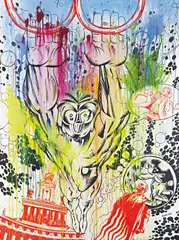 Georgy Ostretsov, Pretzels, 2008, acrylic on canvas