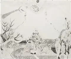 The Color and Shape of Water by Keegan McHargue, 2004, graphite on paper, sold Dec 2014
