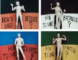 Thomas Hirschhorn, Dancing Philosophy: (i) How to Dance Bataille; (ii) How to Dance Deleuze; (iii) How to Dance Spinoza; (iv) How to Dance Gramsci