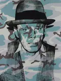 Andy Warhol, Joseph Beuys in Memoriam, 1986, Screenprint in colours, on Arches 88 paper, the full sheet,