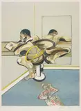 Figure Writing Reflected in Mirror by Francis Bacon, 1977, Lithograph in colours, on Arches paper, with full margins,, sold Jun 2014
