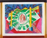 David Hockney, Views of Hotel Well II, from the Moving Focus series, 1985, Lithograph in colours, on John Koller HMP handmade paper, with full margins,