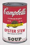 Andy Warhol, Oyster Stew, from Campbell's Soup II, 1969, Screenprint in colours, on wove paper, with full margins,