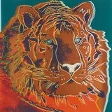 Andy Warhol, Siberian Tiger, from Endangered Species, 1983, Screenprint in colours, on Lenox Museum Board, the full sheet,